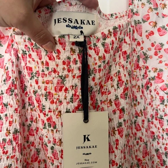 NWT JessaKae strawberry dress - Picture 3 of 4